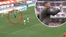 Harry Kewell unleashes on an official as a substitution blunder cruells his side.