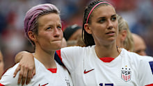 US Soccer megastars Megan Rapinoe and Alex Morgan.