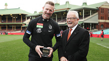 Buckley was given a commemorative patch of the SCG prior to his final match as coach