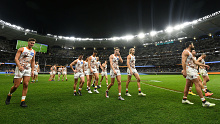 Optus Stadium during the weekend's West Coast vs GWS AFL match.