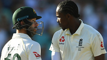 Matthew Wade and Jofra Archer come face to face at The Oval.