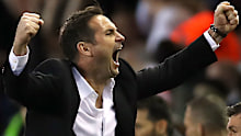 Derby manger Frank Lampard after beating Leeds.