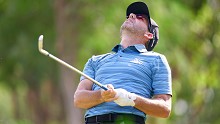  Sergio Garcia of Spain reacts during Day Three of The DP World Tour Championship at Jumeirah Golf Estates on November 20, 2021 in Dubai, United Arab Emirates. (Photo by Pedro Salado/Quality Sport Images/Getty Images)