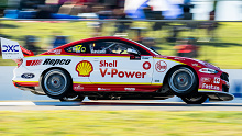 Will Davison in action in Perth.