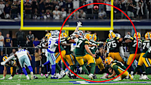 Brandon McManus in the dying moments of overtime.