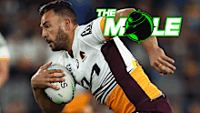 Ryan James playing for the Broncos in 2022.