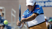 Kei Nishikori at last year's US Open.
