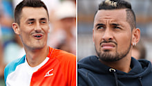 Tomic takes aim at Kyrgios