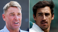 Shane Warne has a long history of taunting Mitchell Starc about his bowling.