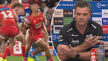 Jacob Preston's hit and Cameron Ciraldo in the press conference.