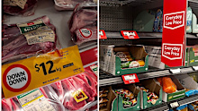 supermarket sales signs coles woolworths accc