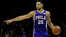 Simmons' coach praised the Australian for his aggressive mentality in leading the team