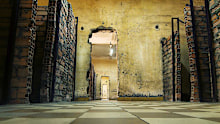 The classrooms at S-21 had been converted into a series of bricked-up cells.