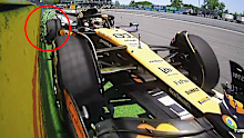 Oscar Piastri clipped the wall on the exit of the last corner during practice for the Canadian Grand Prix.