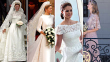 Royal brides wearing Valentino gowns