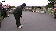 Tony Romo hits crazy shot at Pebble Beach