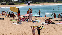 A blistering heatwave is blanketing parts of New South Wales today.