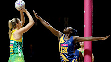 Australian Diamonds goal shooter Caitlin Bassett was perfect against Barbados.