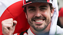 Fernando Alonso after winning 24 Hours of Le Mans.