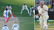 DRS deems that Lyon's delivery was bouncing over the stump