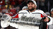 Nathan Walker celebrates winning the Stanley Cup
