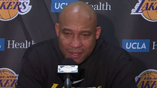Lakers coach Darvin Ham became emotional when discussing Westbrook's sacrifice to come off the bench