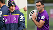 Craig Bellamy and Cameron Smith