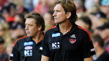 Hird and assistant coach Mark Thompson were slapped with fines as a part of a number of sanctions handed down to the Bombers