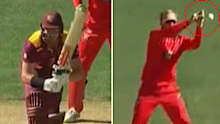 Matthew Renshaw was reprieved by a butchered catching opportunity on 98 in the Marsh Cup.