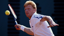 Boris Becker, seen here at the 1991 French Open.