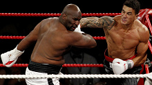 Sonny Bill Williams fighting Clarence Tillman in 2012.