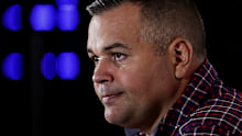 Broncos coach Anthony Seibold after his side lost to the Warriors.