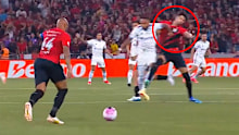 Brazilian footballer Rafa Silva was sent off three seconds into a match for elbowing a rival.