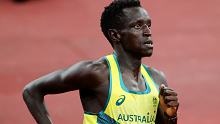Peter Bol in action during the men's 800m final in Tokyo.