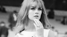 Jean Shrimpton on Derby Day in 1965.