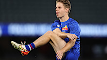 Western Bulldogs midfielder Lachie Hunter.