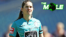Referee Kasey Badger watches on during the 2018 NRL Women's Premiership Grand Final