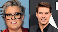 Rosie O'Donnell and Tom Cruise