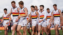 The Crows were battered from the first minute by a rampant Western Bulldogs side in Ballarat
