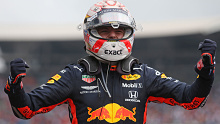 Max Verstappen after winning the German Grand Prix.