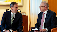 Jim Chalmers and Anthony Albanese.