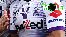 A Melbourne Storm jersey after the club won the NRL grand final in 2020.