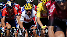 Richie Porte (C) has cracked the top 20 of the Tour de France.