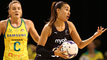 Maria Folau playing for New Zealand in the Constellation Cup Test against Australia.