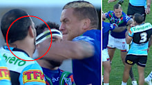 Kane Evans loses his cool