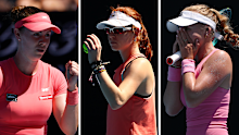 Gibson, Joint and Preston at the Australian Open.
