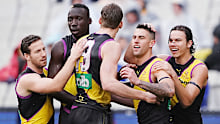 Jack Graham was outstanding for the Tigers with four first-half goals