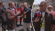 Martin Brundle brutally shut down a bodyguard of Kylian Mbappe on the grid ahead of the Monaco Grand Prix.