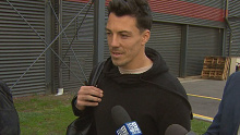 Essendon's Dylan Shiel responds to the Luke Parker taunt.