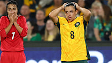 Matildas midfielder Alex Chidiac.